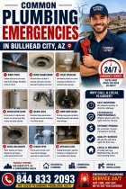 Common Plumbing Emergencies in Bullhead City, AZ